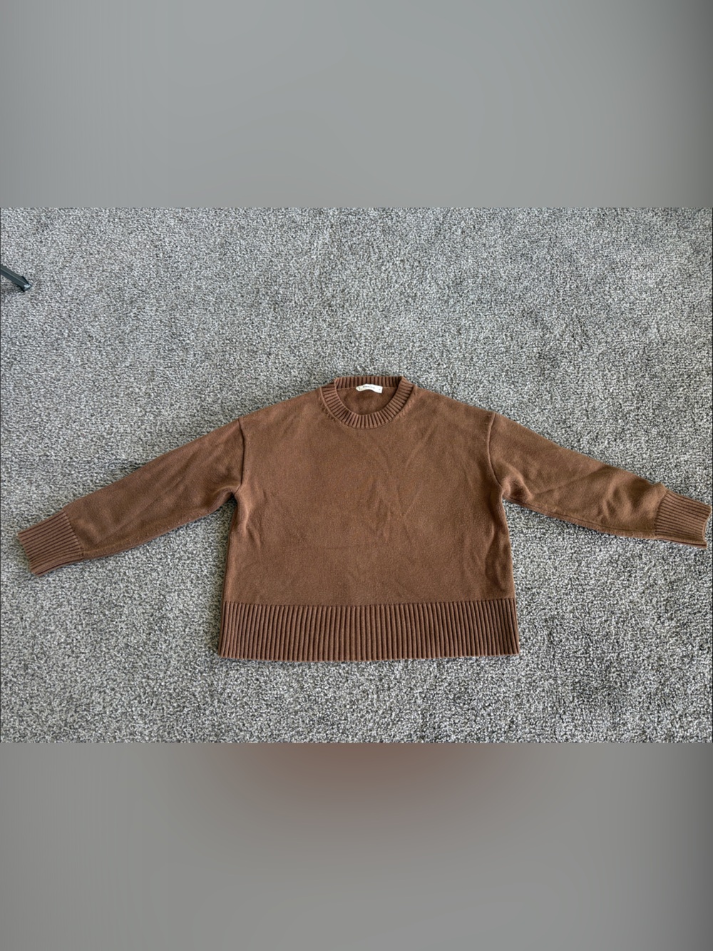 Everlane Crewneck Sweater in Camel